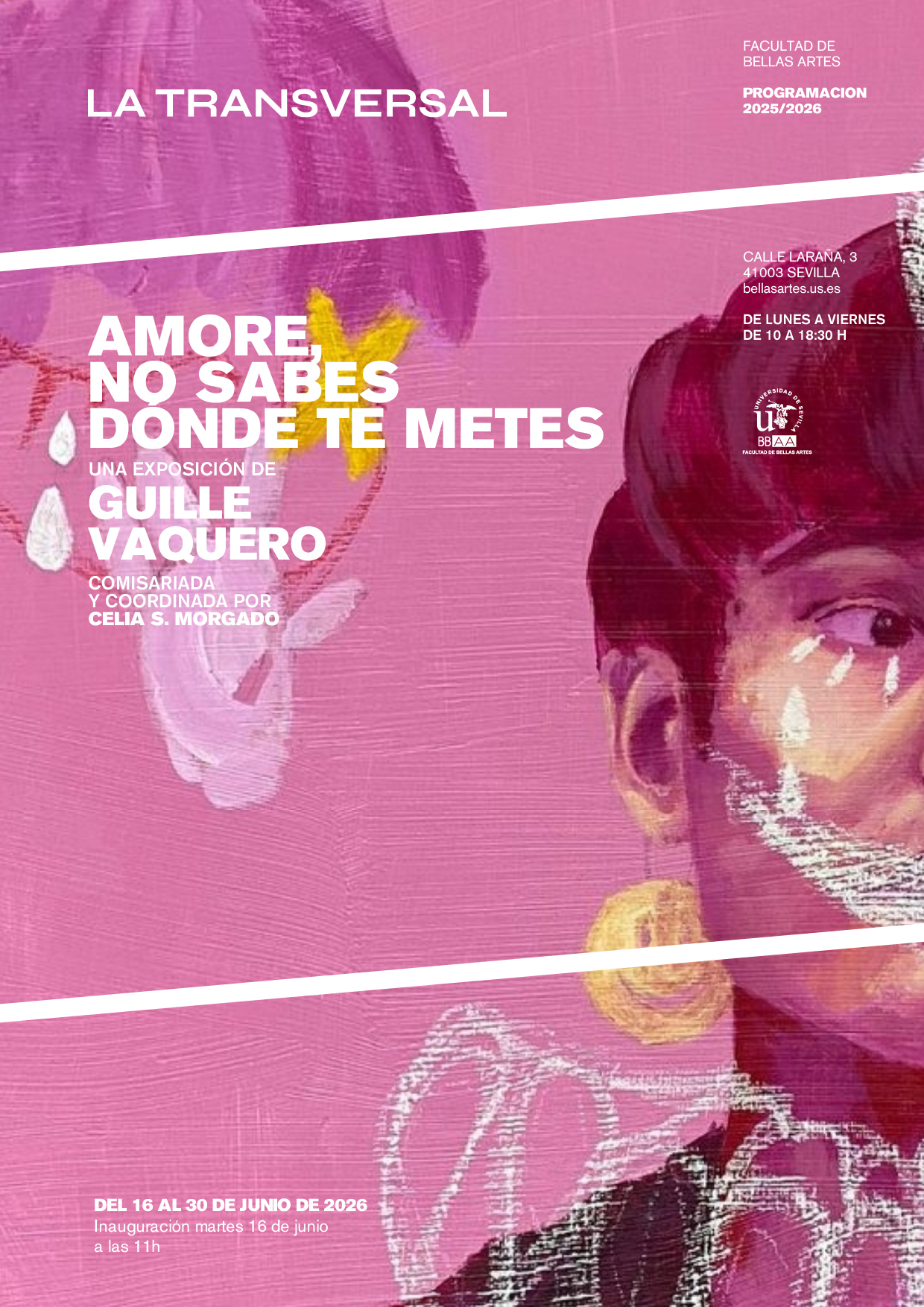 Guille Vaquero presenta en La Transversal la exposición Amore, no sabes dónde te metes