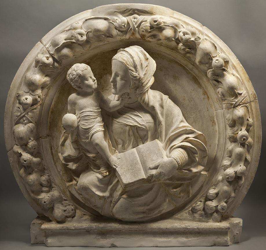 Tondo de la Virgen con el Niño