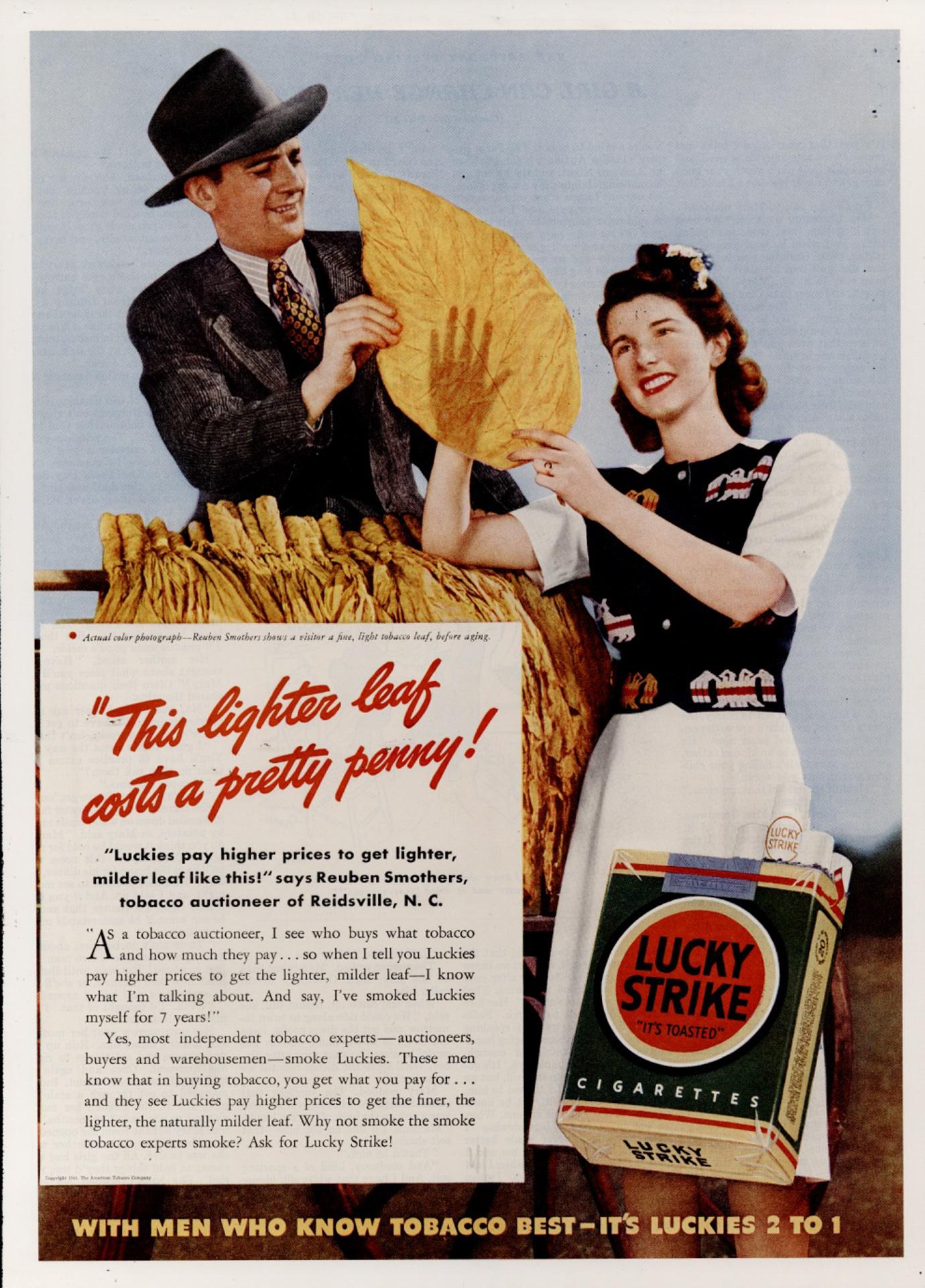 Anuncio publicitario Lucky Strike (1941)