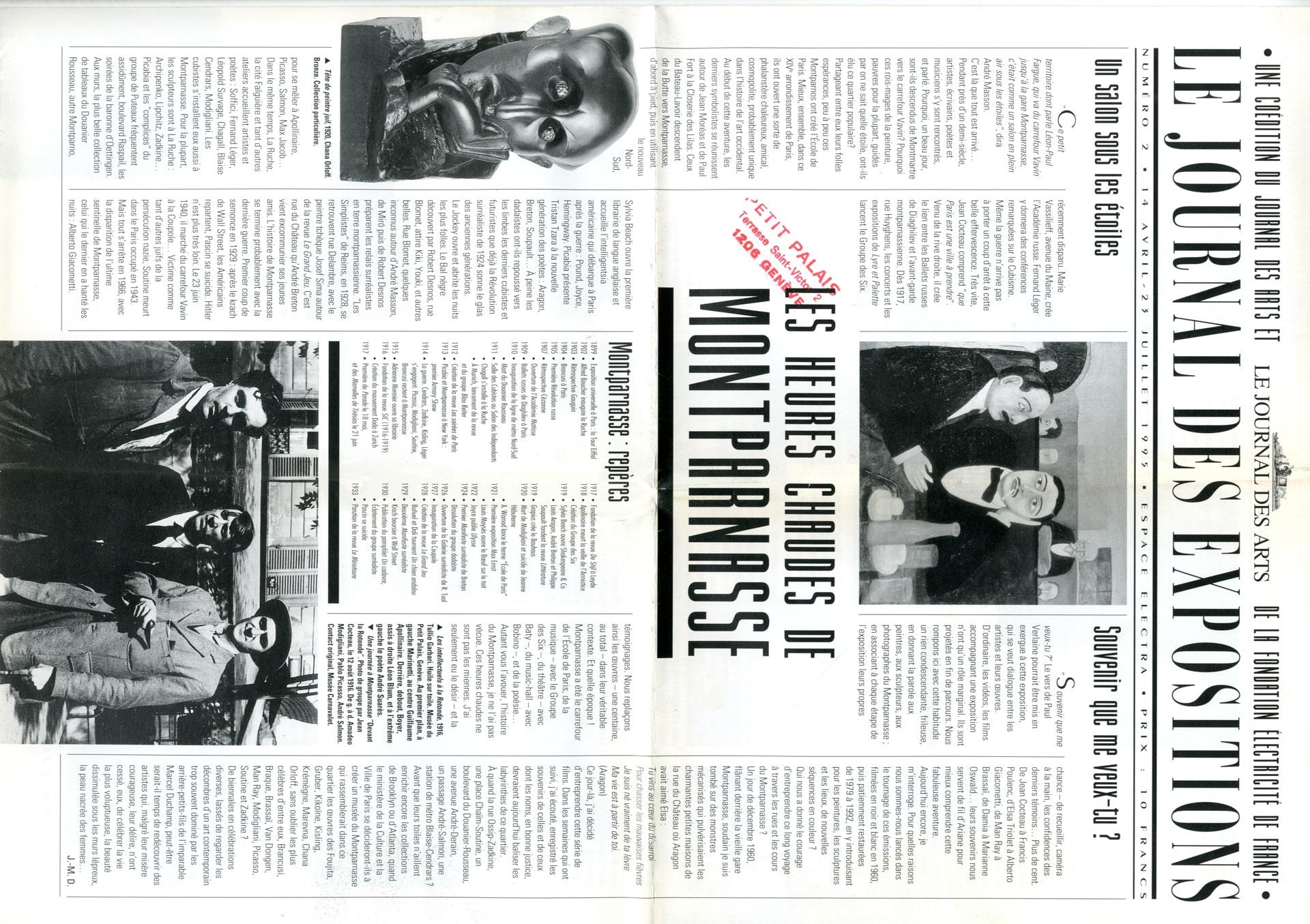 Le journal des expositions