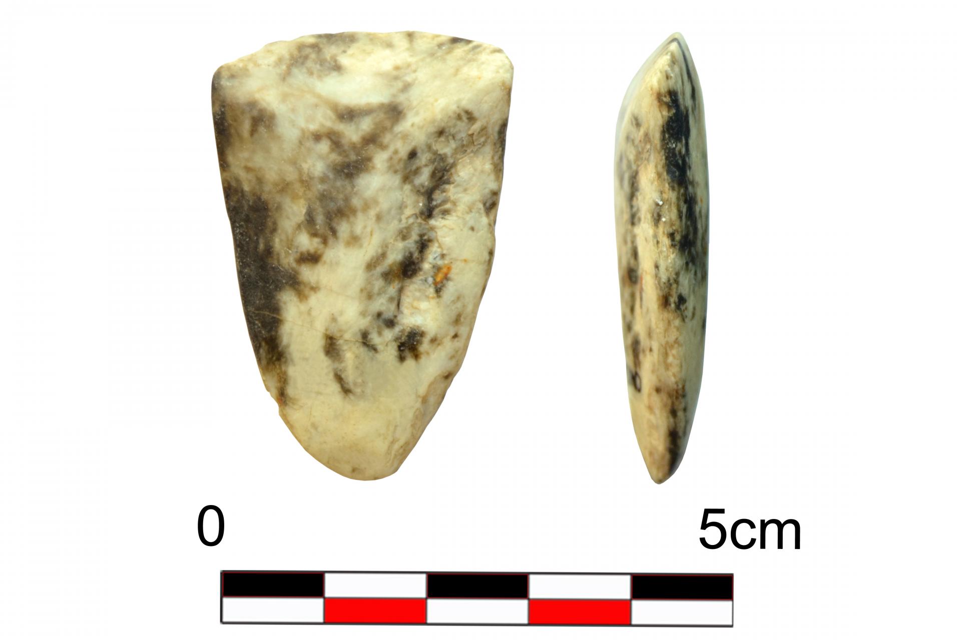 Micro-azuela pulimentada