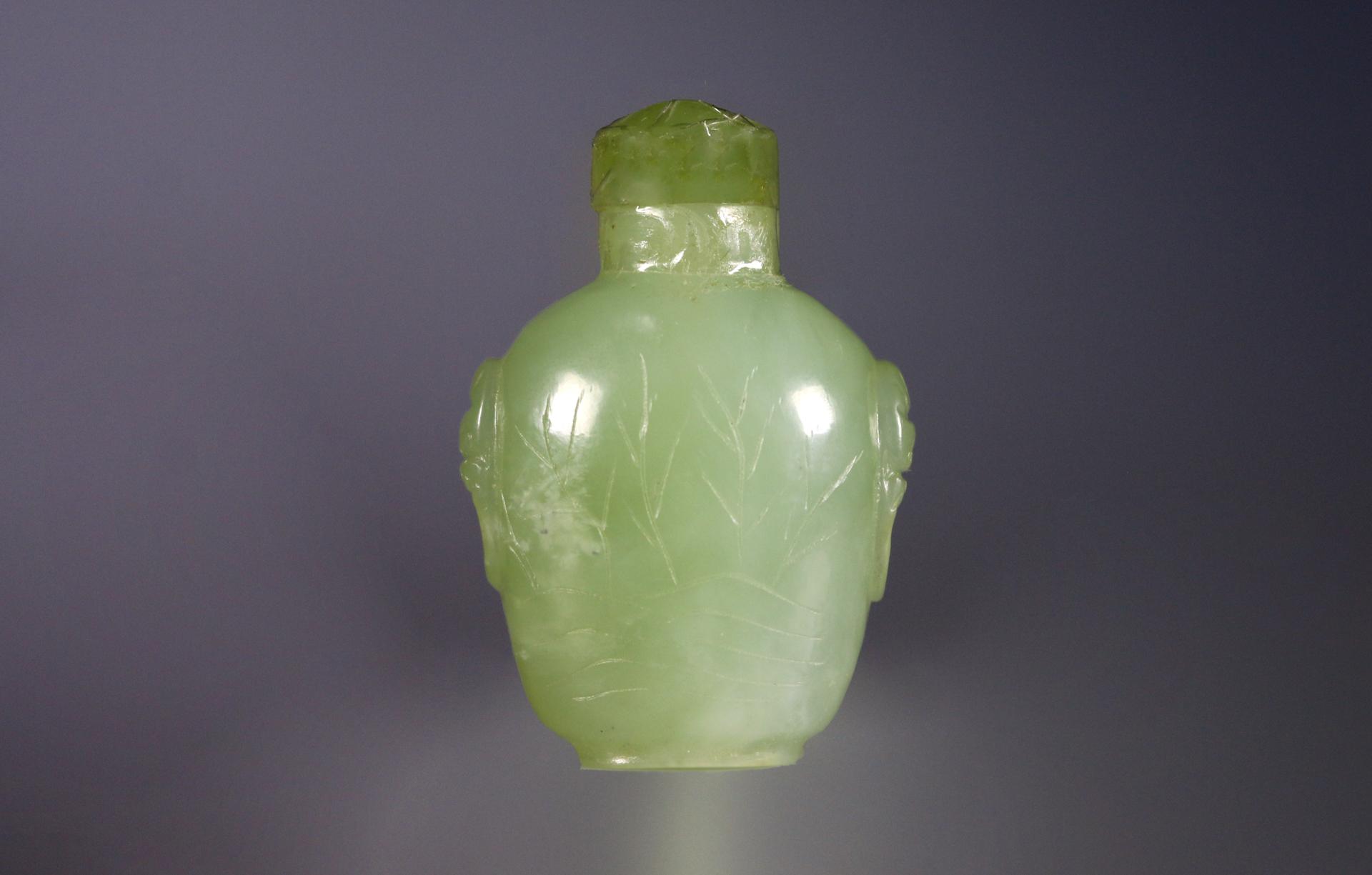 Tabaquera para tabaco rapé aldabas verde